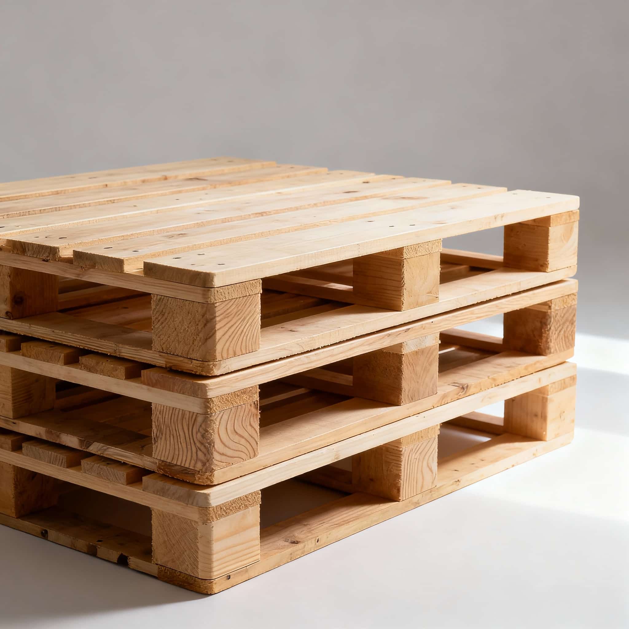 Mehrere Europaletten übereinander