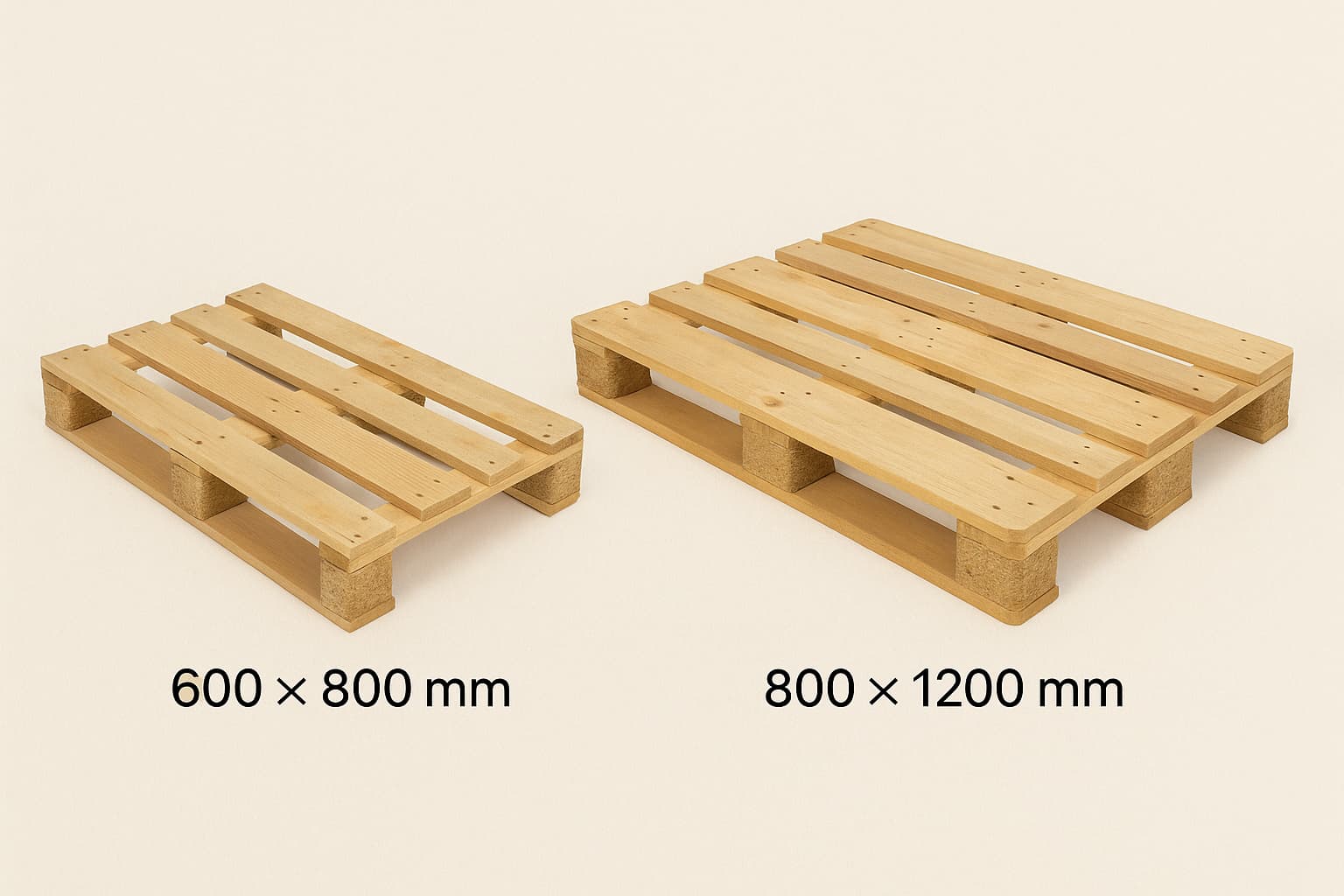 Einwegpaletten Größen