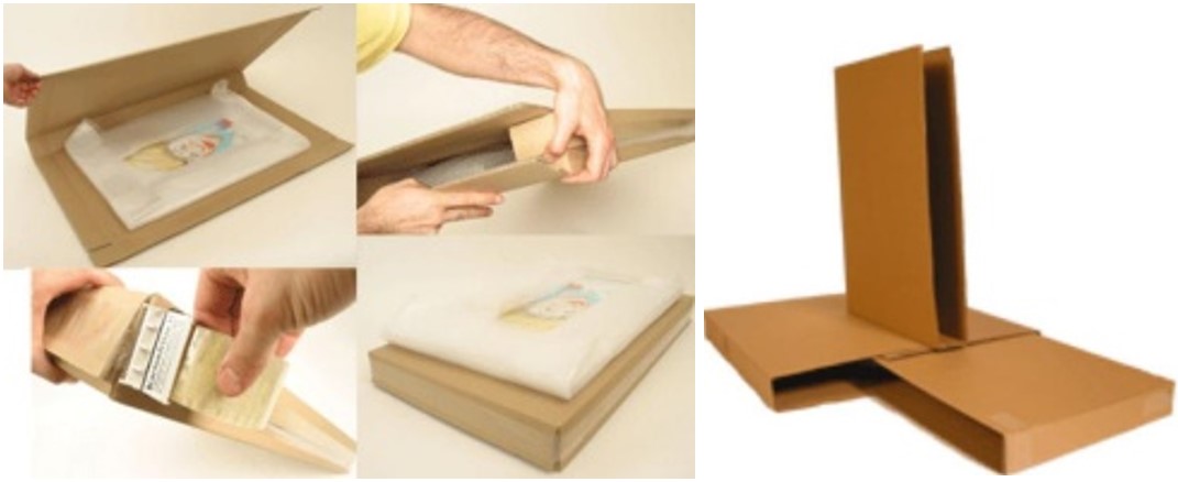Bilderkarton Verpackung für Leinwandbilder