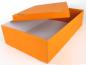 Mobile Preview: Schuhkarton Knecht orange/weiß 500x320x130/35 mm