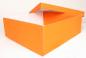 Mobile Preview: Schuhkarton Magd orange/weiß 335x300x110/35 mm