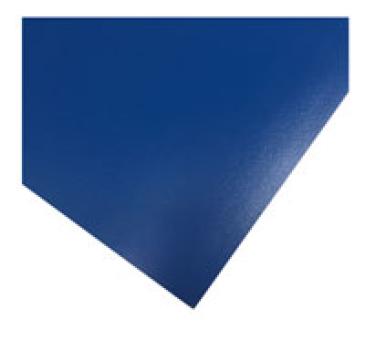 Hartpappe blau seidenglanzlackiert 1 mm 557x710 mm