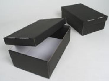 Schuhkarton Königin schwarz/weiß 320x205x100/35 mm