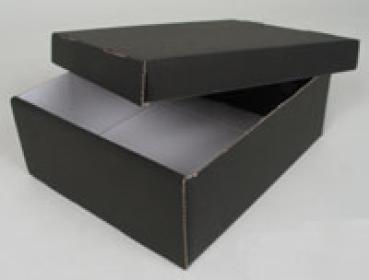 Schuhkarton Prinz schwarz/weiß 270 x 230 x 100/35 mm