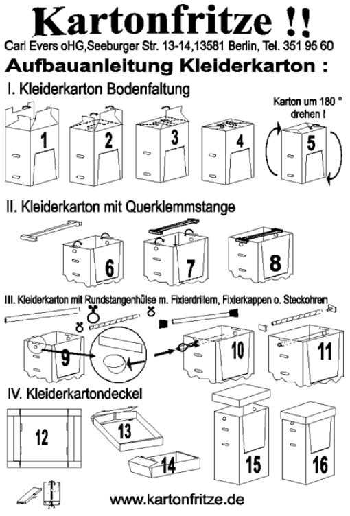 Kleiderbox Anton 140 Cm H he Kartonfritze