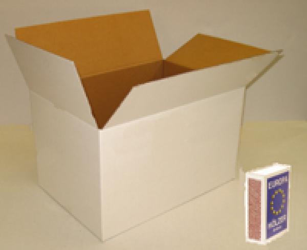Faltkarton Postenware weiß/braun 150x109x105mm