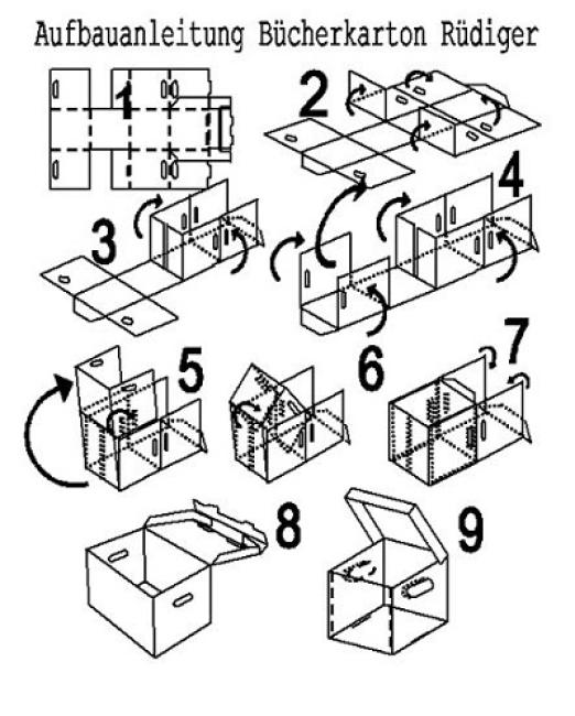 Bucherkarton Rudiger In Weiss Kartonfritze