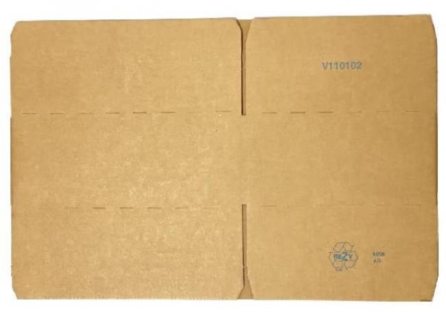 Faltkarton doppelwellig 420x335x175mm flach Faltkarton doppelwellig 420x335x175mm flach