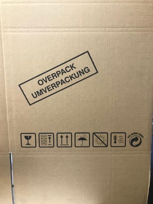 Postenware Klebefaltkarton Innenm. 445x445x665mm Druckbild Postenware Klebefaltkarton Innenm. 445x445x665mm Druckbild