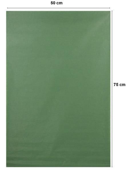 Seidenpapier tannengrün mattglänzend Bogenformat